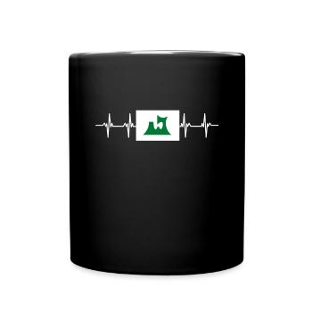 Drapeau du Japon - Aomori - Mug uni - noir - Devant