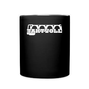 Tuner Hubraum Benzin Diesel Tuning - Tasse einfarbig - Schwarz - Vorne