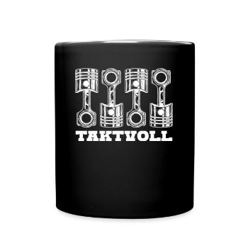 Tuner Motor Benzin Diesel Tuning - Tasse einfarbig - Schwarz - Vorne