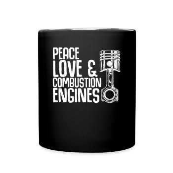 Mechanic Tuner Car Workshop Tuning - Full Colour Mug - black - Front