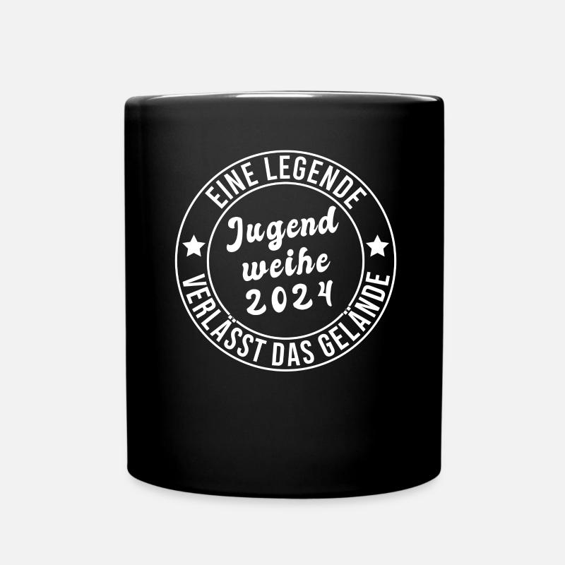 Jugendweihe 2024 Eine Legende Verlässt Das Gelände - Tasse einfarbig - Schwarz