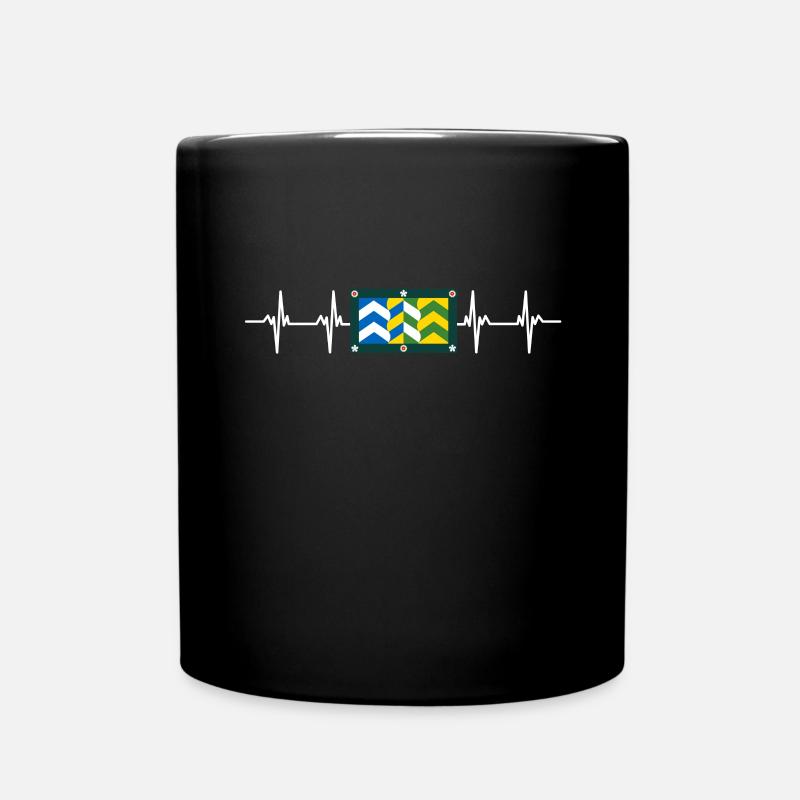 United Kingdom Cumbria Flag - Full Colour Mug - black