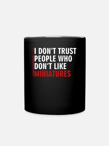 Model making brush model maker - Full Colour Mug - black