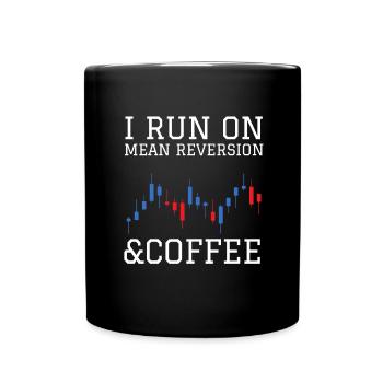 Volatility Options Trading Trader - Full Colour Mug - black - Front