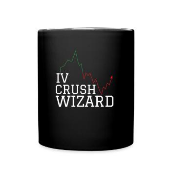 Volatility Options Trading Trader - Full Colour Mug - black - Front