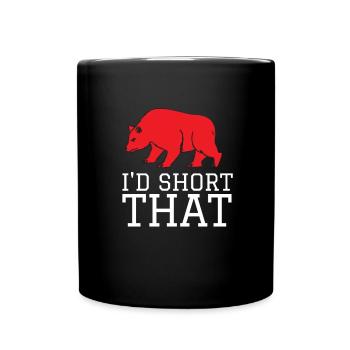 Volatility Options Trading Trader - Full Colour Mug - black - Front