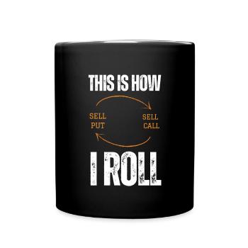 Volatility Options Trading Trader - Full Colour Mug - black - Front