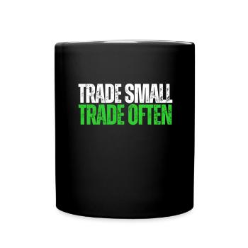 Volatility Options Trading Trader - Full Colour Mug - black - Front