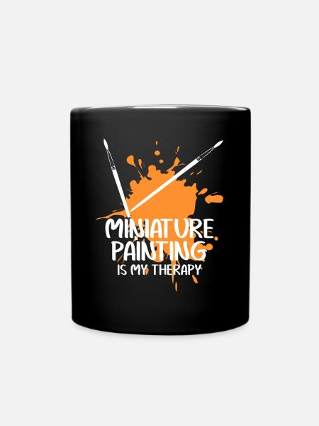 Model Maker Brush Color Model Making - Full Colour Mug - black