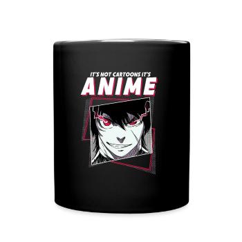ANIME BOYS3 ITSNOTCARTOONSITSANIME - Full Colour Mug - black - Front