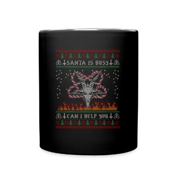 I Pentagramme du diable satanique - Mug uni - noir - Devant