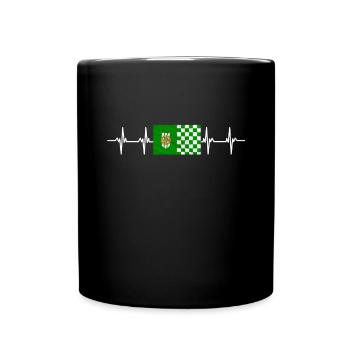 Irish Ireland Limerick Flag - Tasse einfarbig - Schwarz - Vorne