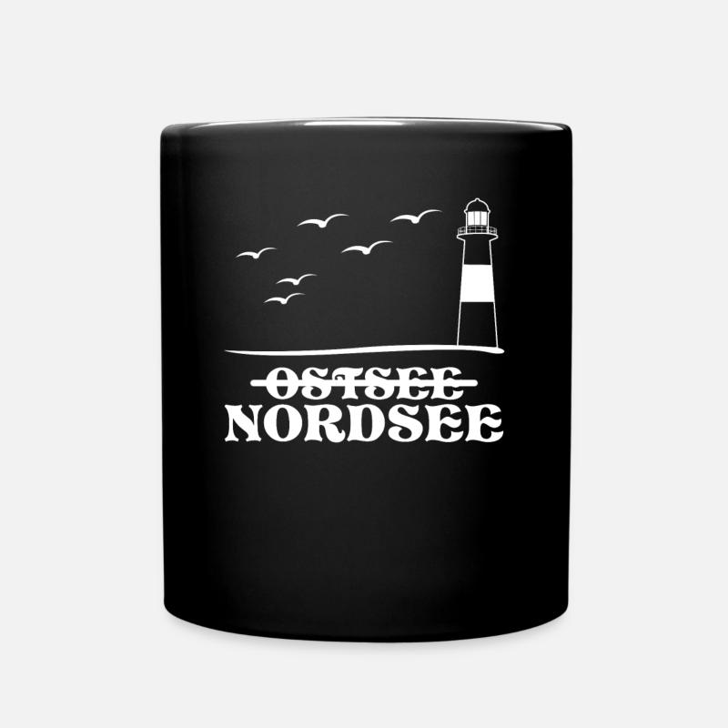 Nordsee Küste Strand Nordseeküste - Tasse einfarbig - Schwarz