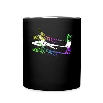 Planeur Planeur Planeur Planeur - Mug uni - noir - Devant