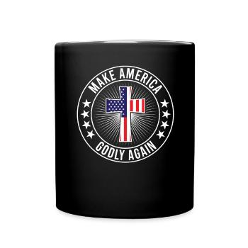 Rendre l’Amérique pieuse, aimer à nouveau la foi de Dieu - Mug uni - noir - Devant