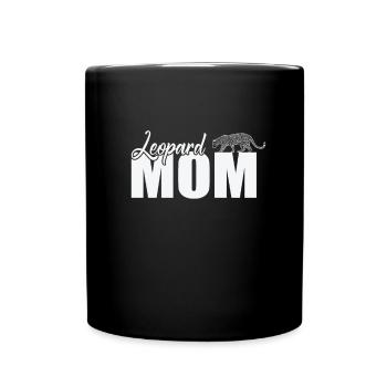 Léopard Maman Big Cat Afrique - Mug uni - noir - Devant