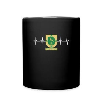 Mexican Mexico Yucatan Flag - Full Colour Mug - black - Front