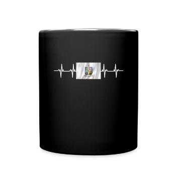 Mexican Mexico Nuevo Leon Flag - Tasse einfarbig - Schwarz - Vorne