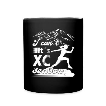 XC running present for men and women - Full Colour Mug - black - Front