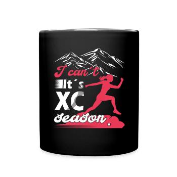XC running present for men and women - Full Colour Mug - black - Front