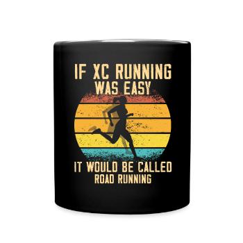 XC running present for men and women - Full Colour Mug - black - Front