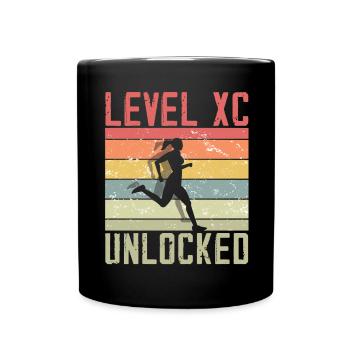 XC running present for men and women - Full Colour Mug - black - Front