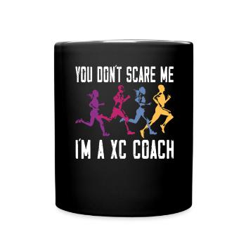 XC running present for men and women - Full Colour Mug - black - Front