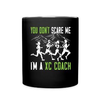 XC running present for men and women - Full Colour Mug - black - Front