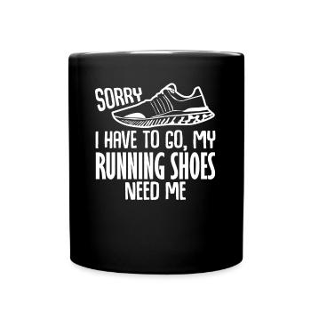 Running Running Shoes Running Sports - Full Colour Mug - black - Front