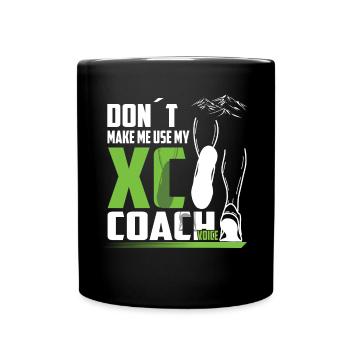 XC running present for men and women - Full Colour Mug - black - Front