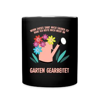 Garten Galabau Gärtner Galabauer - Tasse einfarbig - Schwarz - Vorne