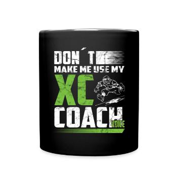 XC running present for men and women - Full Colour Mug - black - Front