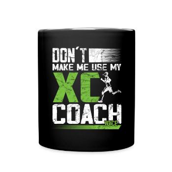 XC running present for men and women - Full Colour Mug - black - Front