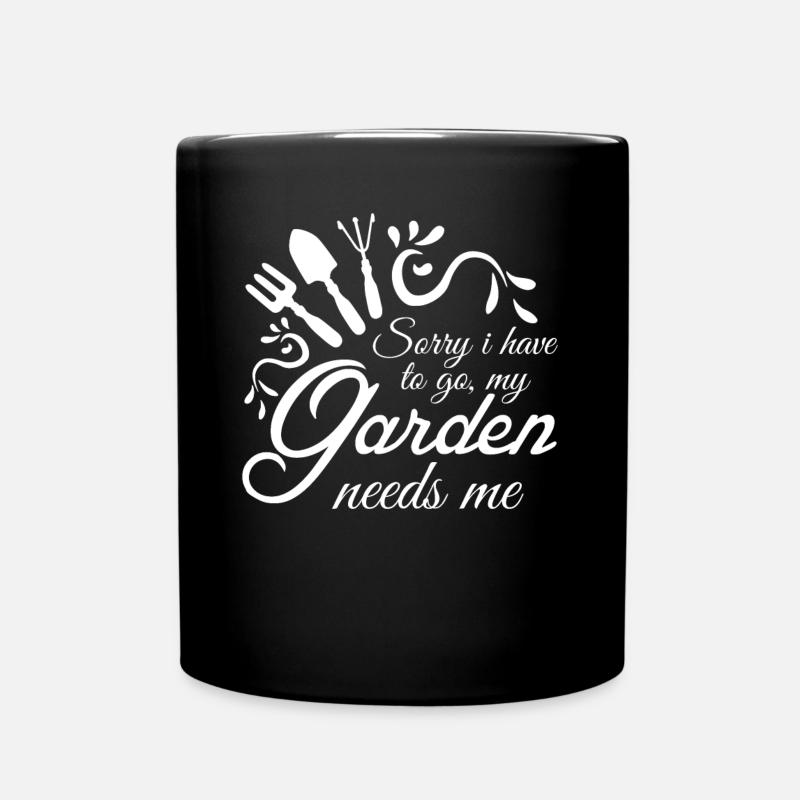 Garten Gärtner Galabauer Gartenbau - Tasse einfarbig - Schwarz