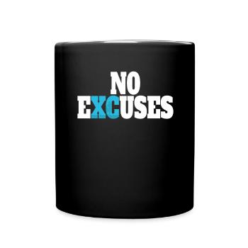 Présent de course XC pour hommes et femmes - Mug uni - noir - Devant