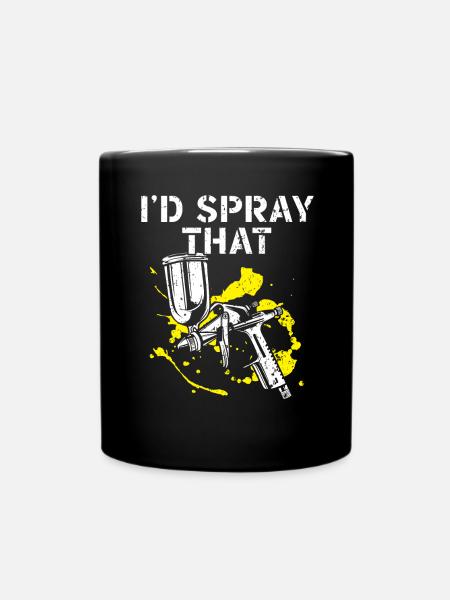 Body painter Someone has to do it - Full Colour Mug - black