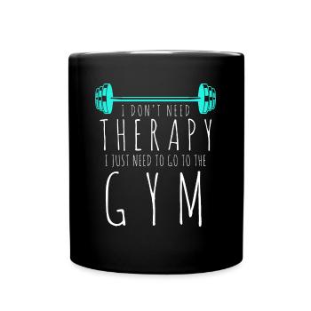 Fitness Sport Gym Entraînement Musculation - Mug uni - noir - Devant