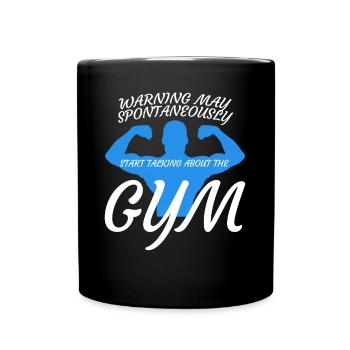 Gym Workout Musculation Fitness Sport - Mug uni - noir - Devant
