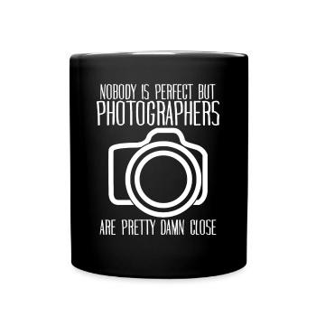 Kamera Fotograf Fotos Fotografieren - Tasse einfarbig - Schwarz - Vorne