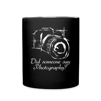 Camera Photography Photographer Photography - Full Colour Mug - black - Front