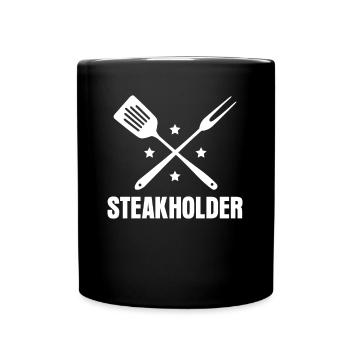 Griller Steak Griller Steaks barbecue - Mug uni - noir - Devant