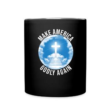 Rendre l’Amérique pieuse, aimer à nouveau la foi de Dieu - Mug uni - noir - Devant
