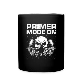 Autolackierer Angebot für Karosseriebauer - Tasse einfarbig - Schwarz - Vorne
