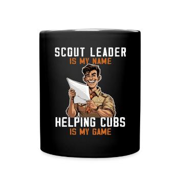 Camping Scoutmaster - Drôle de chef scout - Mug uni - noir - Devant