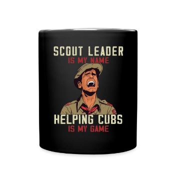 Camping Scoutmaster - Drôle de chef scout - Mug uni - noir - Devant