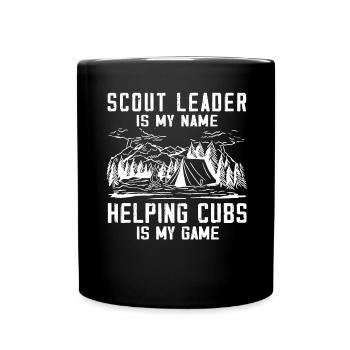 Camping Scoutmaster - Drôle de chef scout - Mug uni - noir - Devant