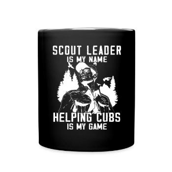 Camping Scoutmaster - Drôle de chef scout - Mug uni - noir - Devant