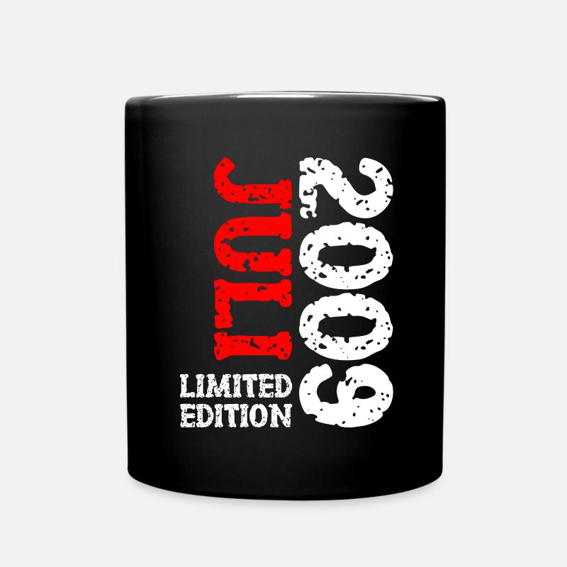 2009 Juli Limited Edition Geburtstag Geschenk - Tasse einfarbig - Schwarz