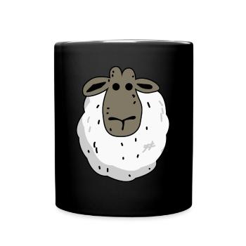 Moutons Moutons Drôles de moutons - Mug uni - noir - Devant