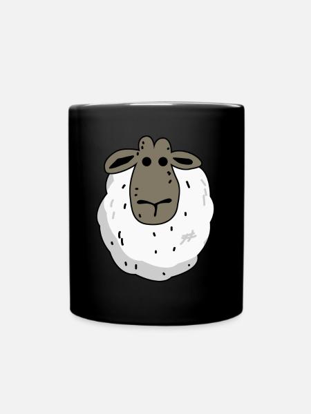 Moutons Moutons Drôles de moutons - Mug uni - noir
